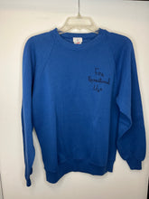 Load image into Gallery viewer, Vintage Royal Blue Crewneck Sweatshirt Size M
