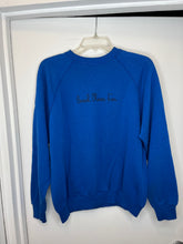 Load image into Gallery viewer, Vintage Royal Blue Crewneck Sweatshirt Size L
