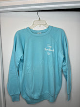 Load image into Gallery viewer, Vintage Light Blue Crewneck Sweatshirt Size M
