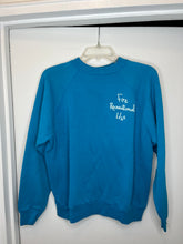 Load image into Gallery viewer, Vintage Light Blue Crewneck Sweatshirt Size M
