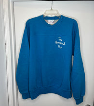 Load image into Gallery viewer, Vintage Light Blue Crewneck Sweatshirt Size L
