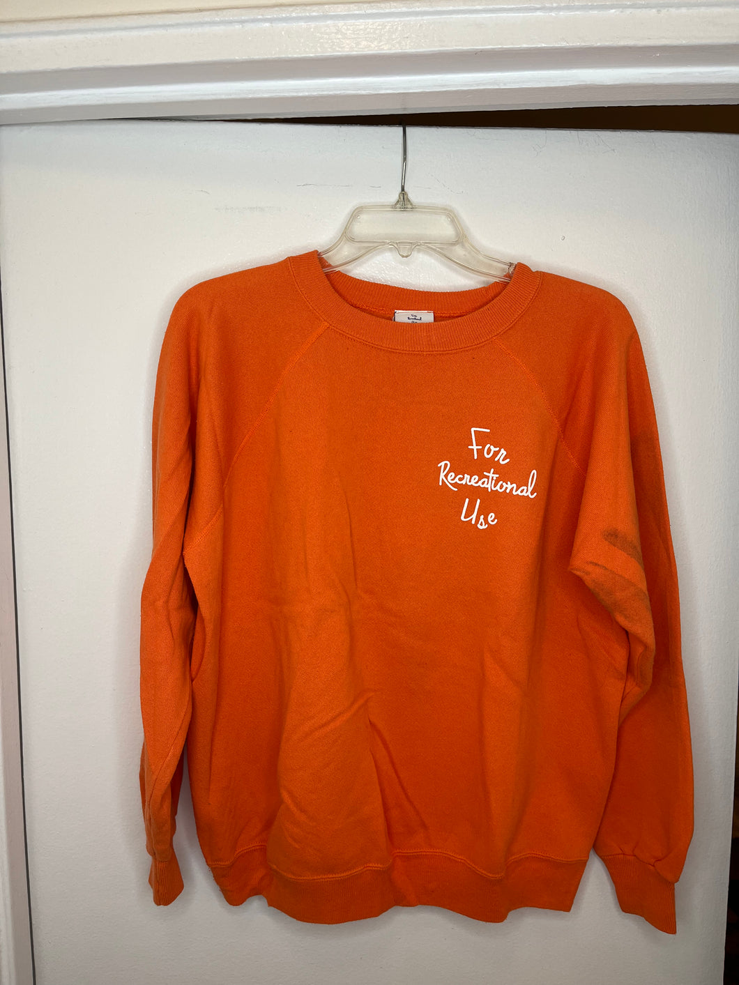 Vintage Orange Crewneck Size L