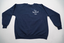 Load image into Gallery viewer, Vintage Navy Crewneck Sweatshirt Size M

