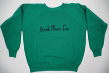 Load image into Gallery viewer, Vintage Green Crewneck Sweatshirt Size S

