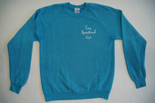 Load image into Gallery viewer, Vintage Light Blue Crewneck Sweatshirt Size S
