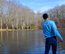 Load image into Gallery viewer, Vintage Light Blue Crewneck Sweatshirt Size L
